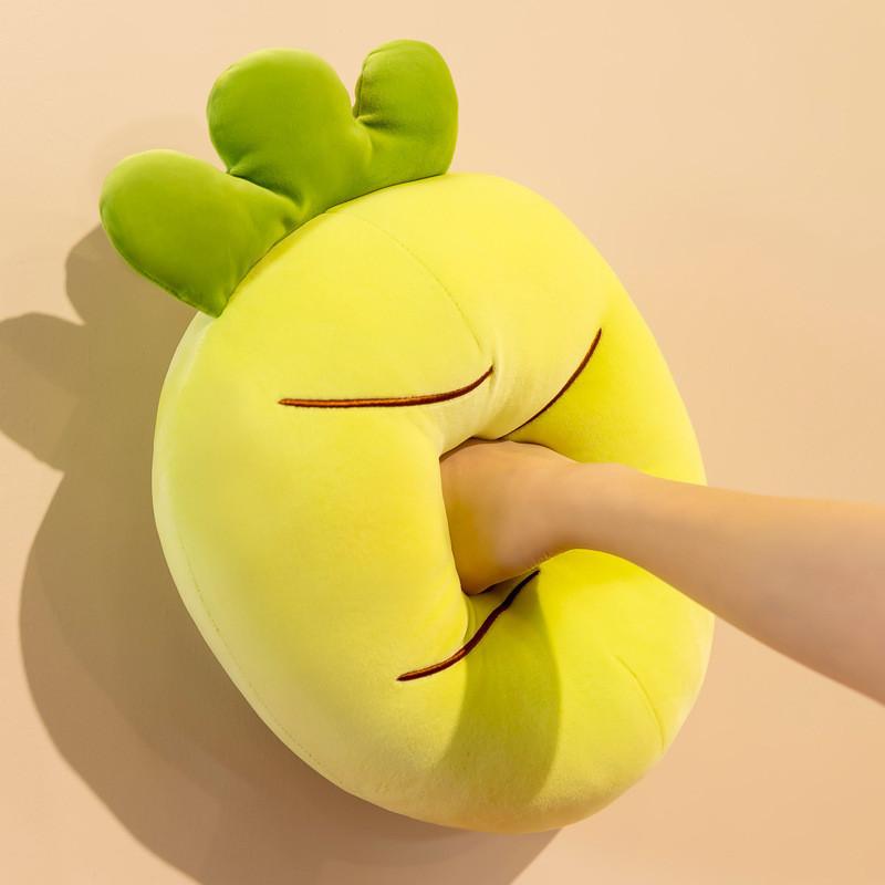 Soft Carrot Plush Toy Cartoon Vegetable Stuffed Pillow Creative Fluffy Doll Pink/orange/yellow/red 28/40/60/80cm