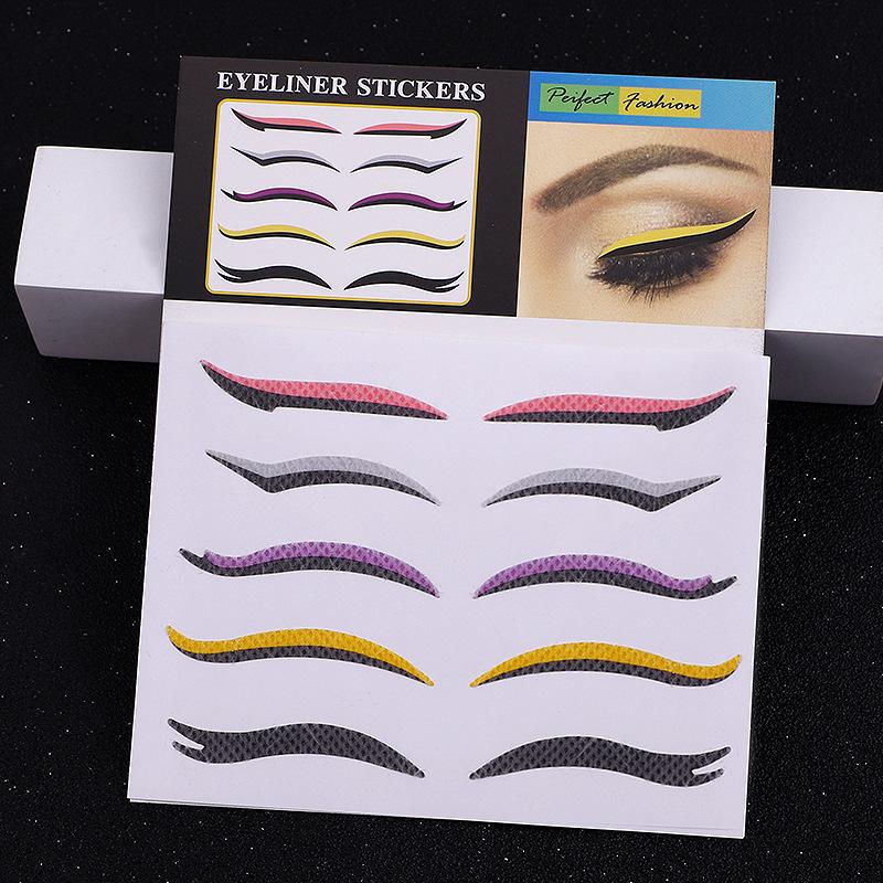 11 Bestselgende Selvklebende Katteøye- og Doble Øyelokk Eyeliner- og Øyenskyggeklistremerker
