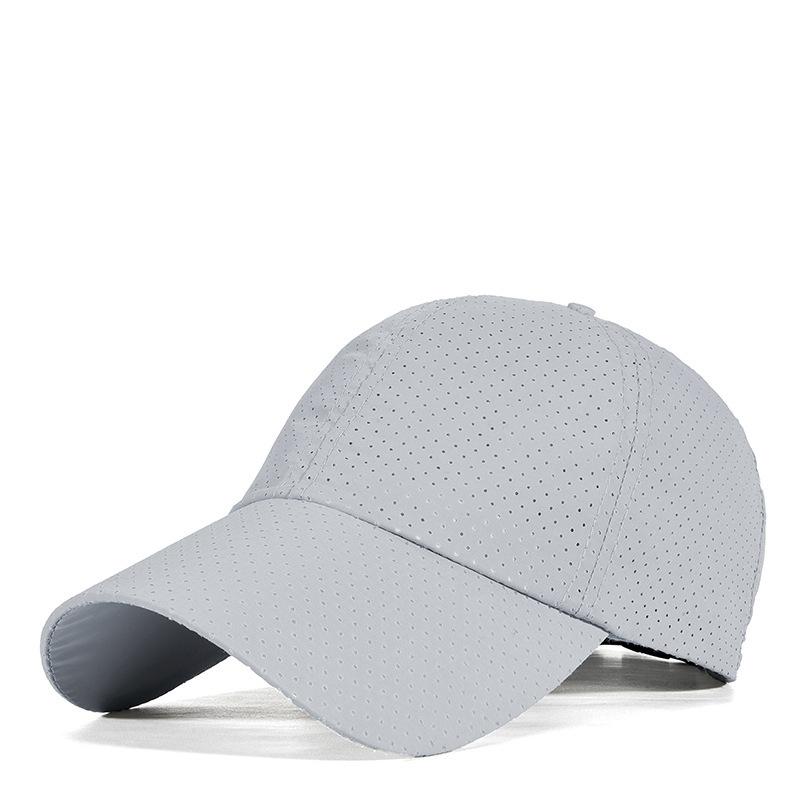 Frühling und Sommer Atmungsaktive Netz-Baseballkappe Herren und Damen Trend Outdoor Freizeit Sonnenschutz Sonnenschutz Sport Schnelltrocknende Mütze Dünn