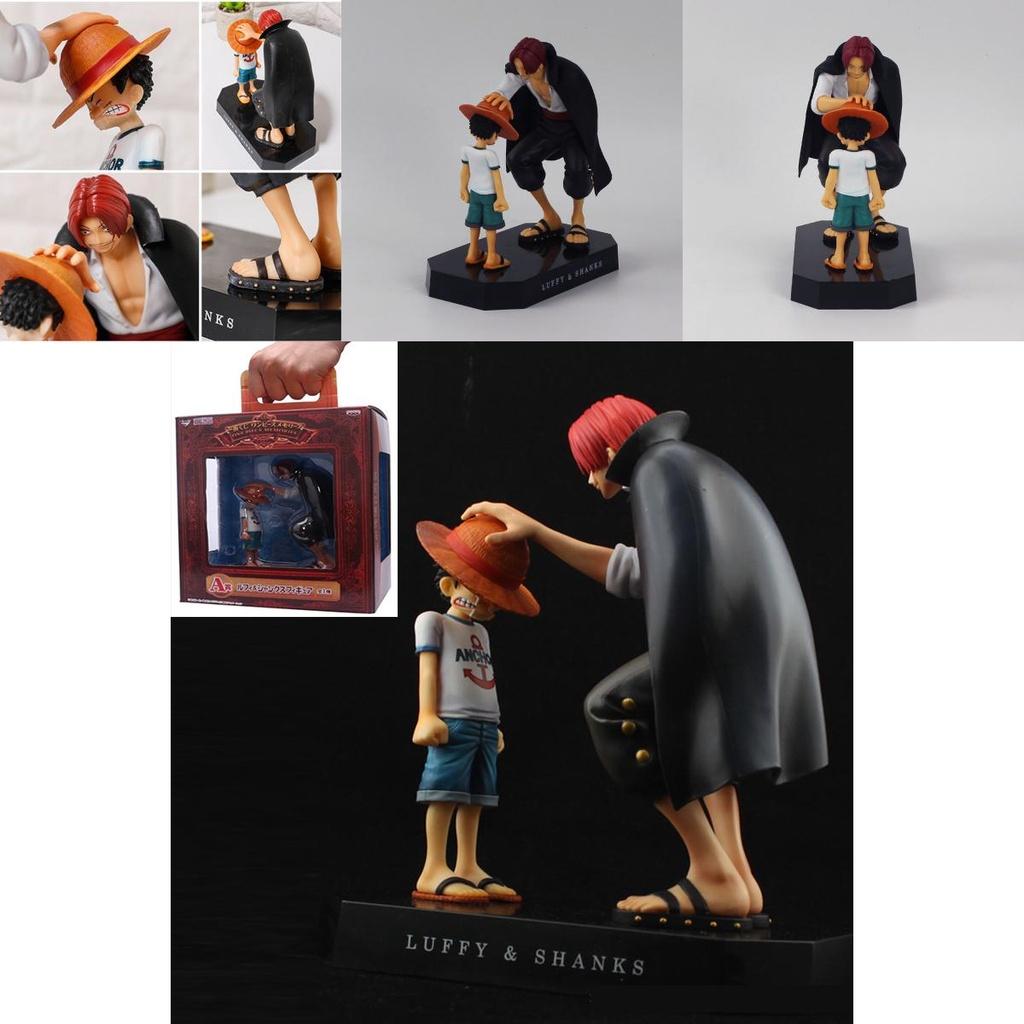 One Piece Anime Action Figure Set Featuring Four Emperors Shanks Luffy Ace And Sabo Collectible Toys