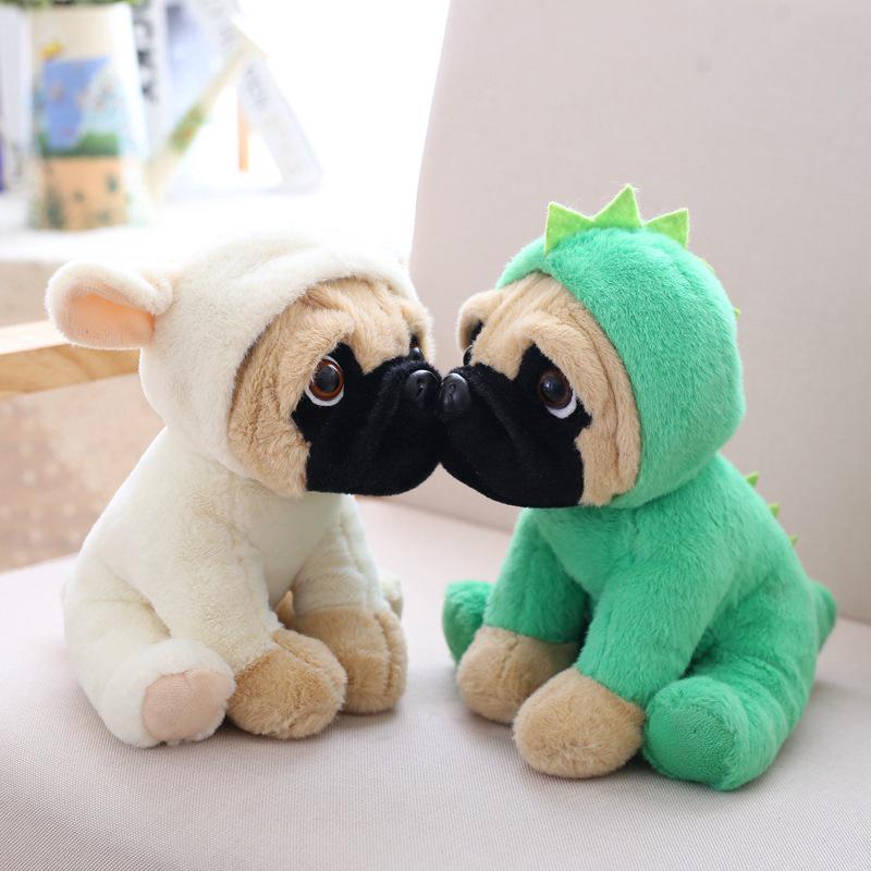 Transforming Plush Shar Pei Dog - Annual Mascot Puppy Doll Customization
