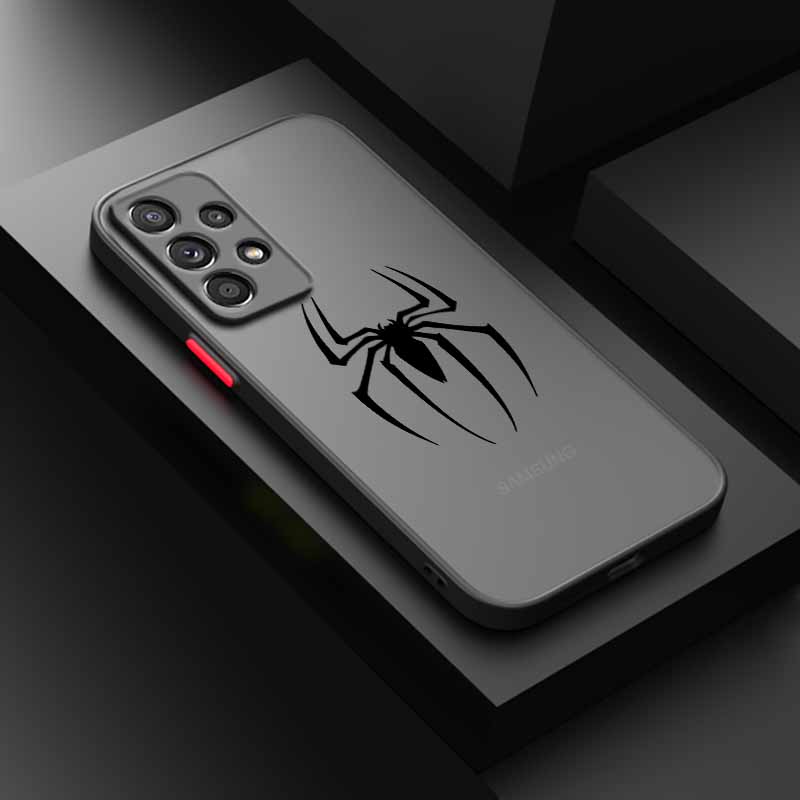 Spider-Man Iron Man LOGO For Samsung A56 A55 A54 A53 A36 A34 A33 A32 A31 A26 A25 A24 A23 A22 A21S A17 A15 A07 Phone Case