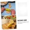 Ciieeo Glass Cutting Board, Tempered Glass Chopping Board, Fruit and Vegetable Cutting Mat, Kitchen Tool with Name Tag