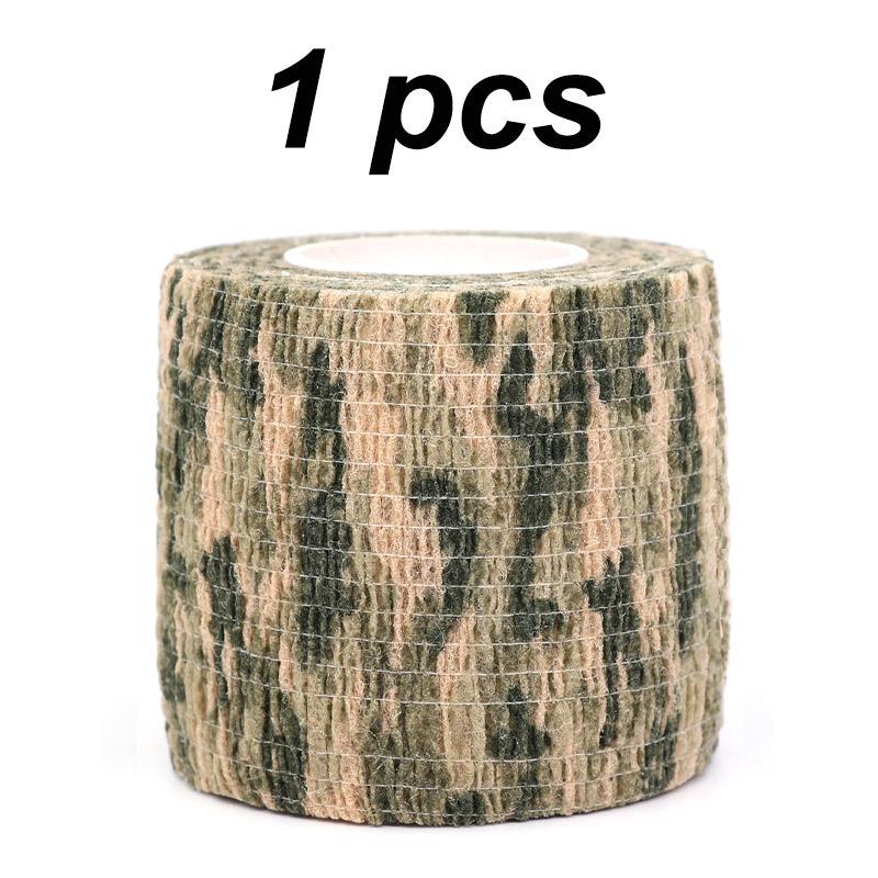 

1/3/6 Pcs Self-Adhesive Elastic Bandage Camouflage Outdoor Sports Bandage Decoration Hunting 4.5-Meter Sports Protective Gear 5cm X 4.5m