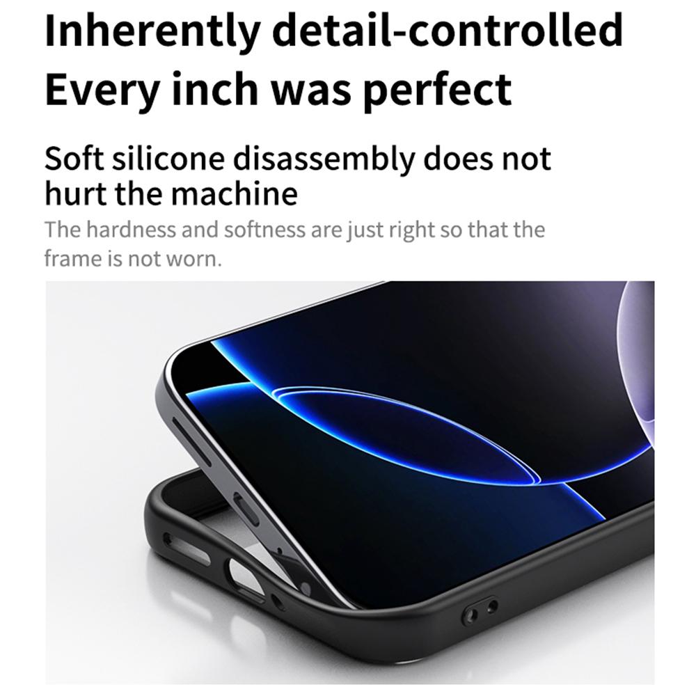 KEYSION Shockproof Transparent Matte Case for MagSafe for iPhone 17 17 Air 360° Magnetic Ring Stand Wireless Charging Phone Back Cover