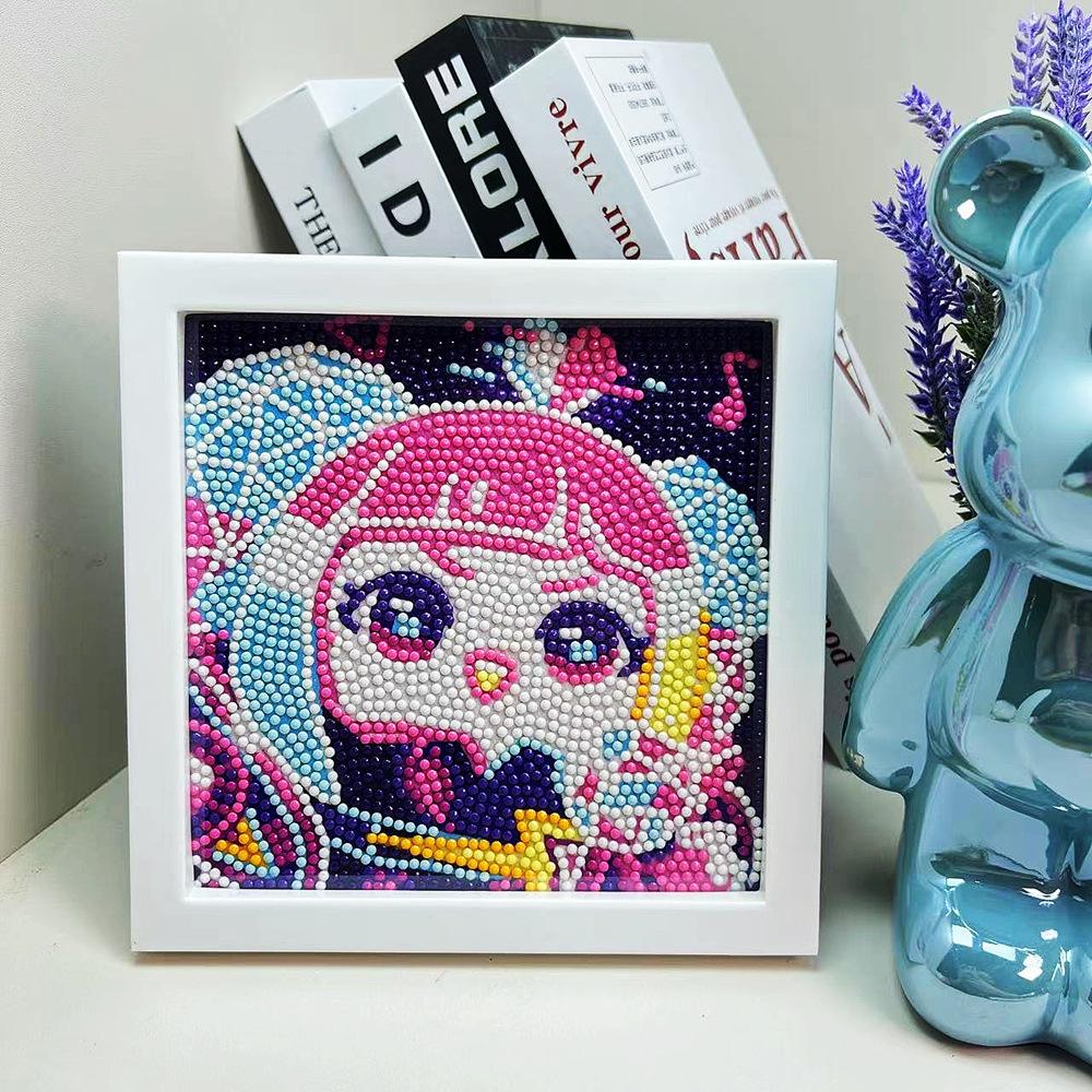 Children'S Diamond Painting Handmade Diy Masonry Painting Cartoon Diamond Sticker Bedroom Living Room Decorative Painting Photo Frame