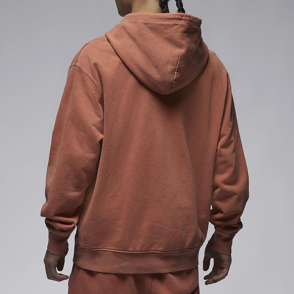 Jordan Logo Tag Hooded Pullover Sweatshirt Men Tops Sky-Blue Orange FB7291-810