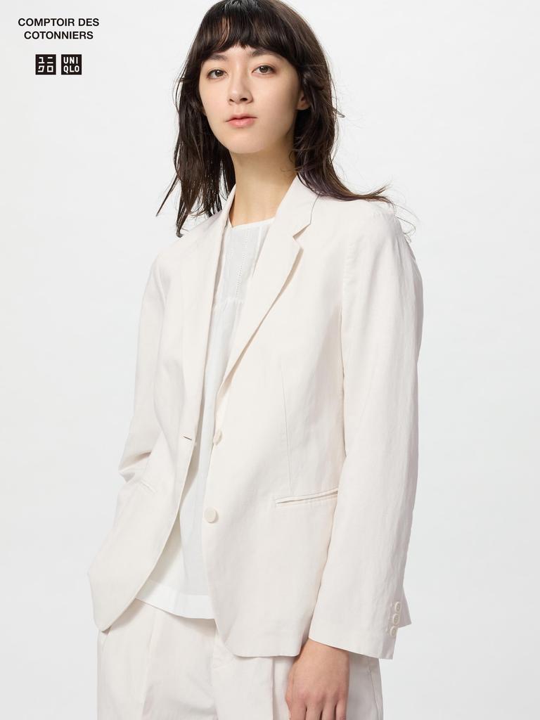 Uniqlo Japan Linen Blend Jacket