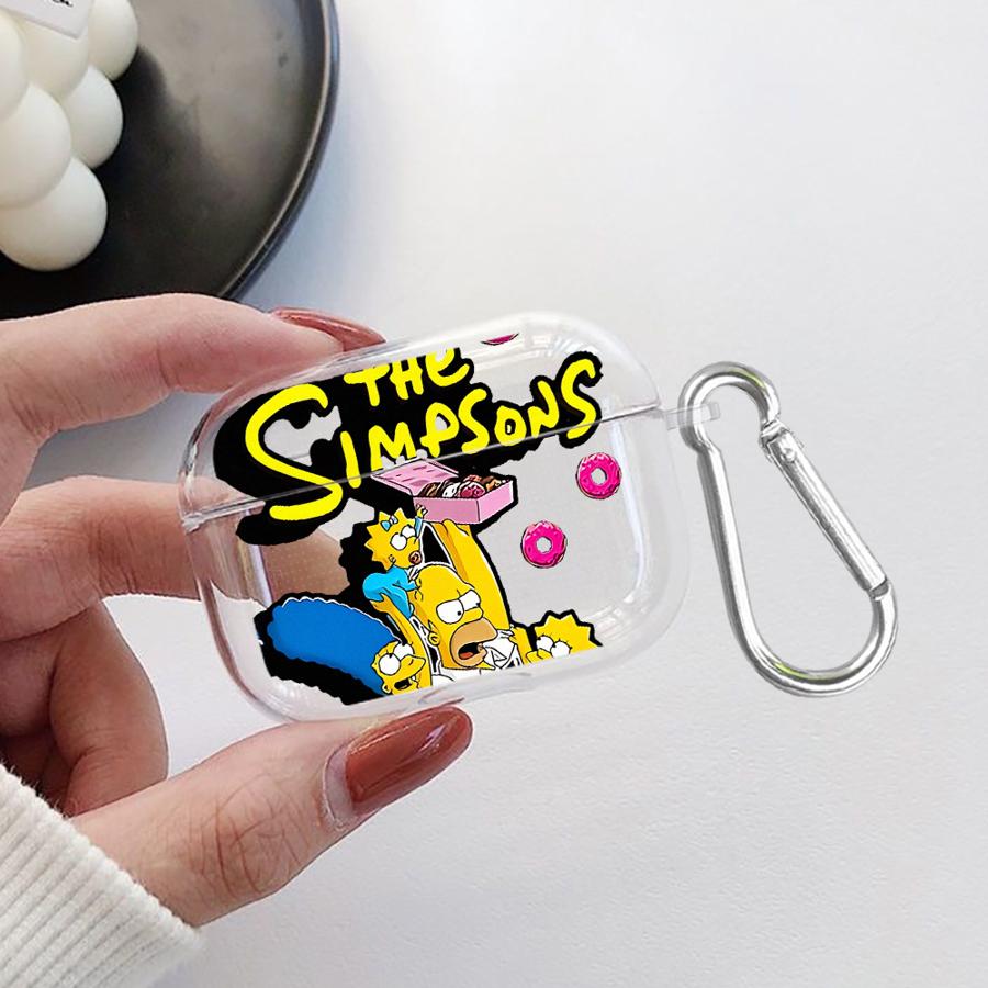 Case For Airpods 1 Pro3 Pro 2 4 3 Pro2 Clear Earphone Cases Cover Cute The S-simpsons
