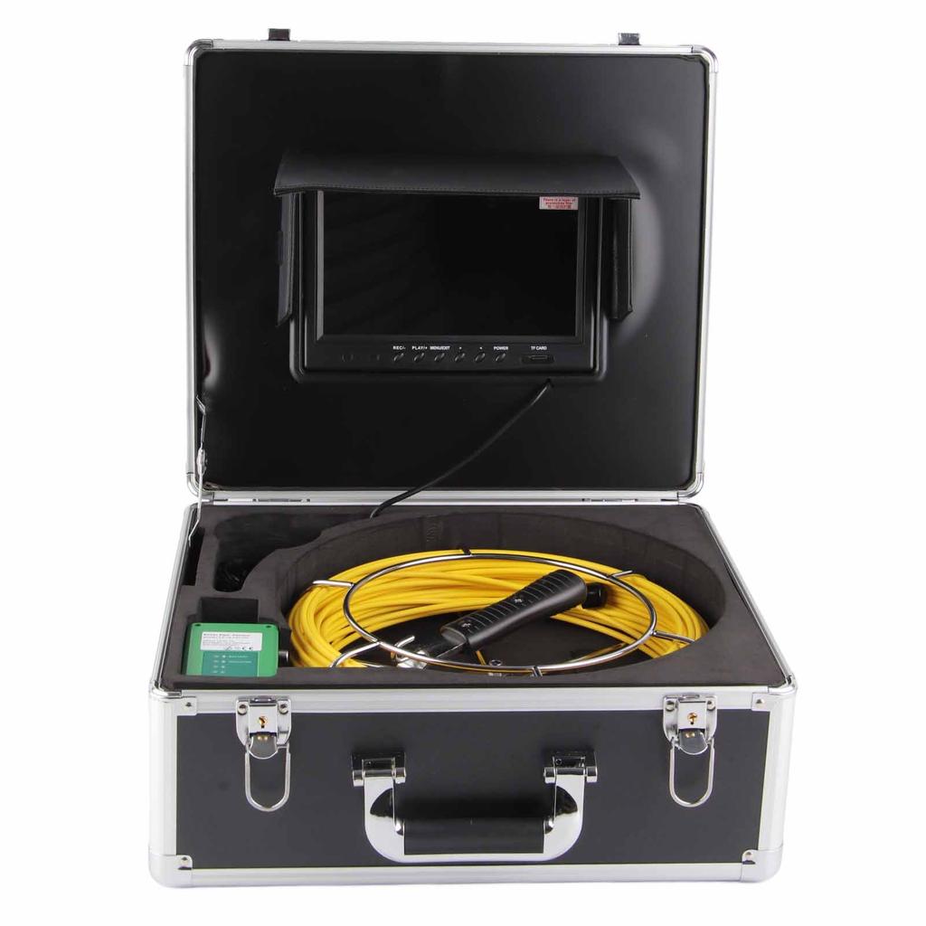 Industrial Endoscope 9 Inch Video 30MM Borescope Pipe Wall Inspection Detection Camera Drain Sewer