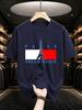 2026 New Pure Cotton Tshirt Casual Crew Neck Short Sleeve French Street Style Top