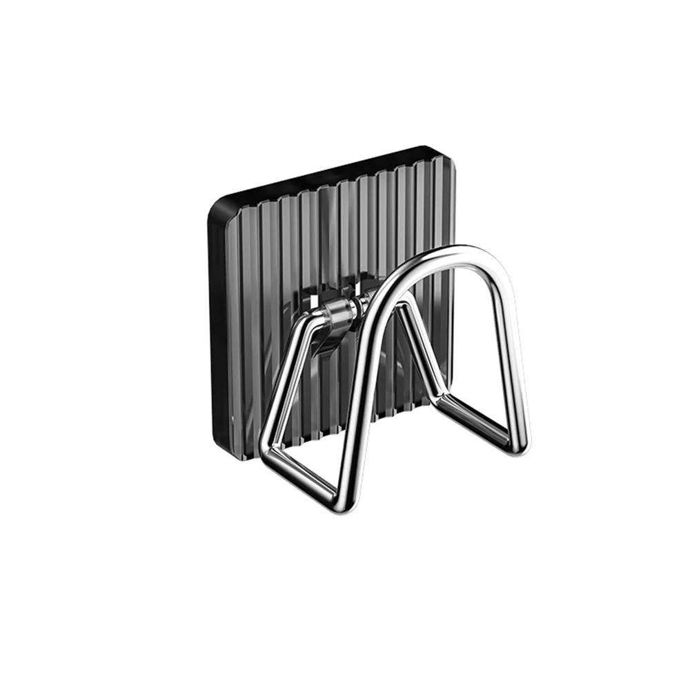 Küchenspülbeckenablauf Aufbewahrungsregal Edelstahl Selbstklebend Schwammregalhalter Multifunktionaler Küchenorganisator Wandhaken