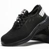 Men's Breathable Steel Toe Safety Work Shoes