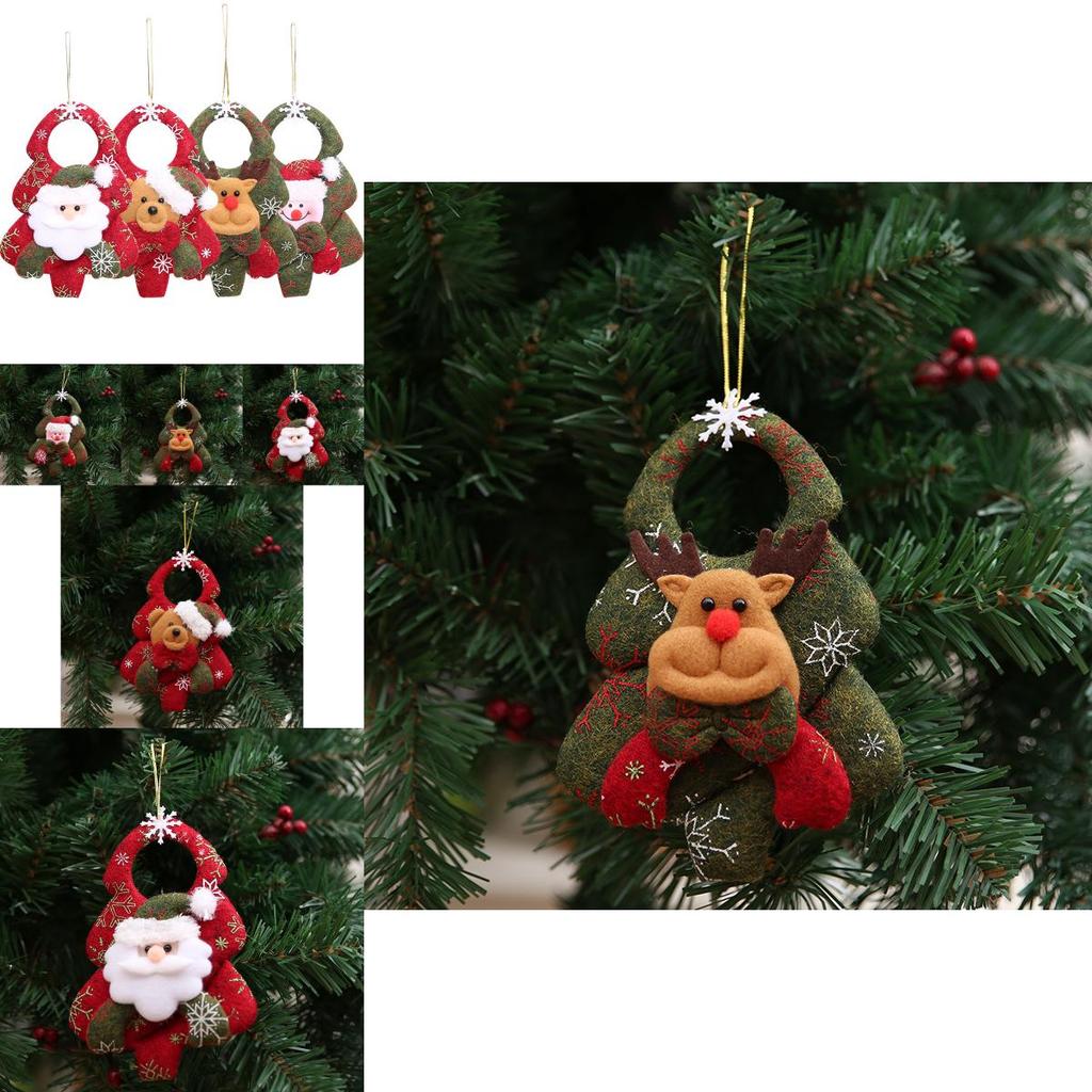 Cozy Festive Collection Of Christmas Plush Decorations For Doors Featuring Santa And Friends