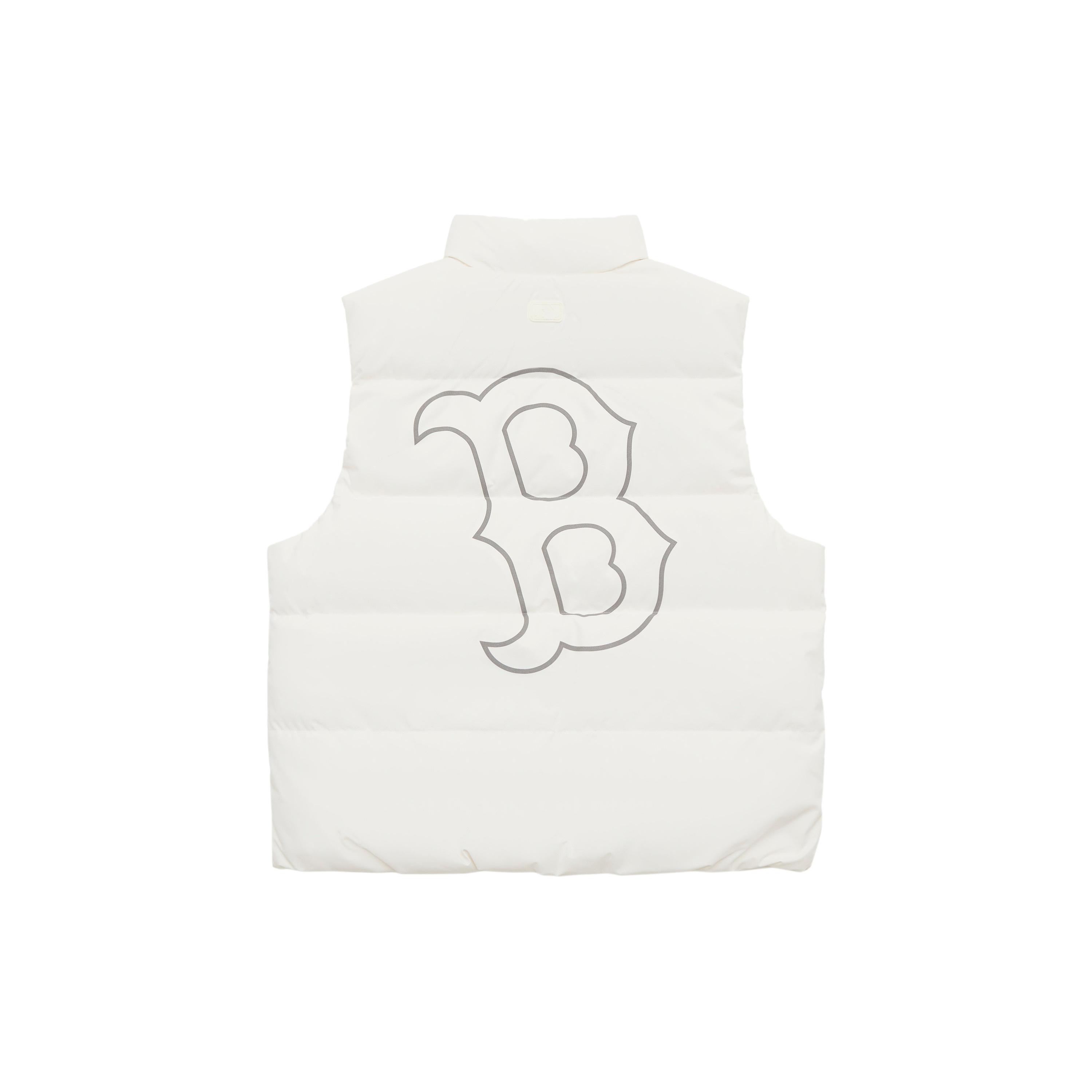 MLB Boston Red Sox Basic Collection Down Vest Unisex Cream 3ADVB0146-43CRS XS