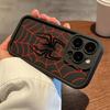 Spider Pattern Case For iPhone 17 Air 16 11 12 13 14 15 Pro Max XS X XR Shockproof Candy Matte Silicone Bumper Cover