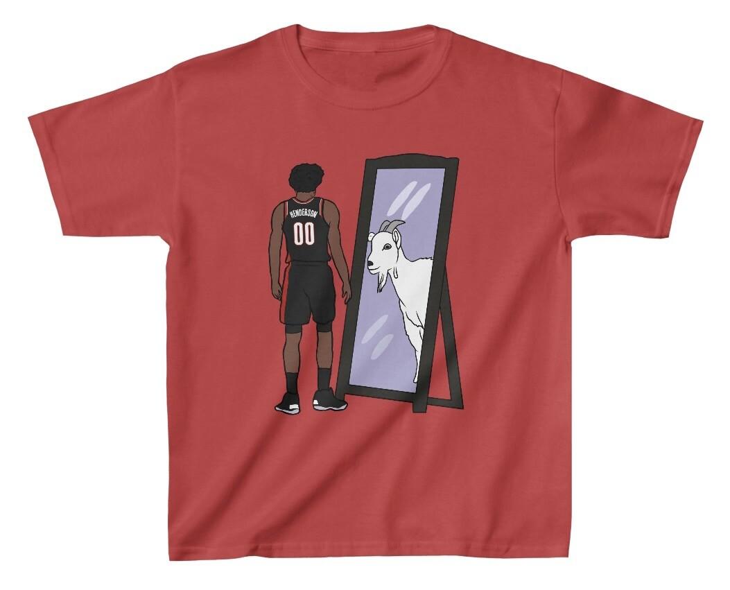 Kid’s T-shirt Scoot Henderson Mirror GOAT Youth Sizes L