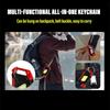 Super Bright MINI LED Flashlight Rechargeable Keychain Worklight Headlight + Side Lights Outdoor Waterproof, Ultra Lightweight
