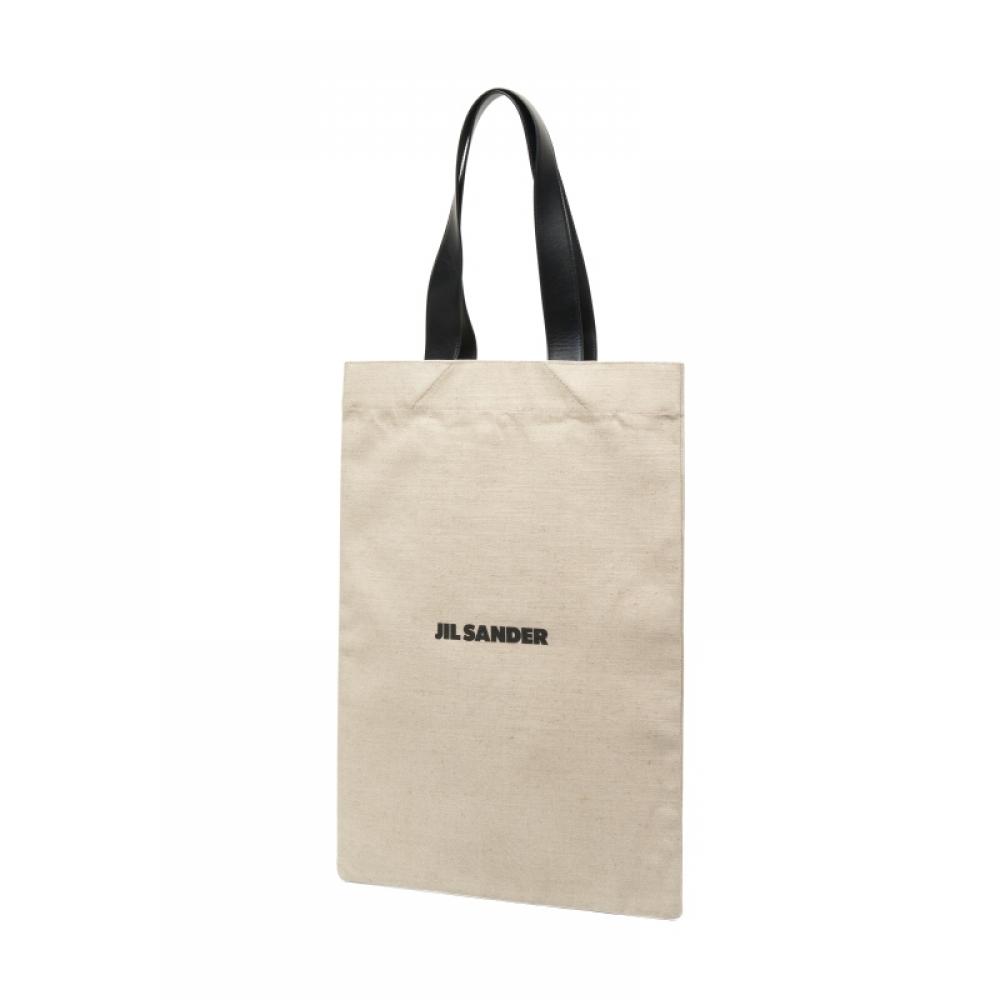 Jill Sander J07wc0007 P4917 102 Book Grande Logo Canvas Tote