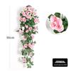 Silk Rose Wall Hanging Vines for Wedding and Home Decoration