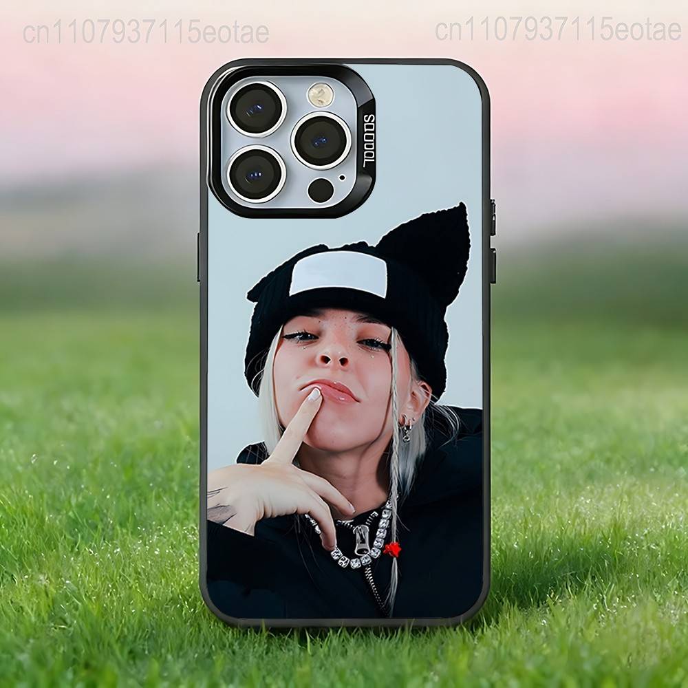 Y-Young Miko SINGER Phone Case For iPhone 17,16,15,14,13,12,11,Pro,XS,Max,Plus,Mini,SE4,E Black Matte Shockproof Cover