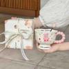 Birthday Gift for Girls, Milk Rabbit Ceramic Mug, Couple Coffee, Milk Cup, Souvenir Gift Box.