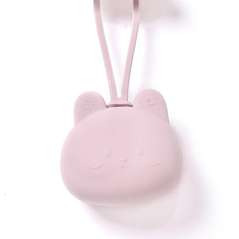 1 Adet Emzik Saklama Kutusu Bebek Silikon Emzik Tutucu Konteyner Kutusu Bebek Taşınabilir Emzik Emzik Zinciri Silikon Saklama Kutusu