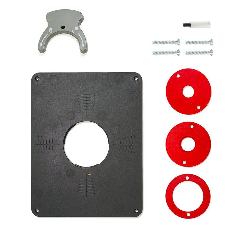 

Fresh Insert Plate Kit PRS4038 Precision Router Machine Table(235Mm X 298Mm), For Triton M0F001 TRA001& 7500 Series, Undrilled