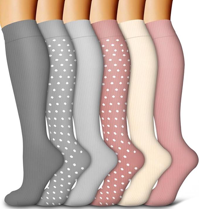 Unisex Cross-Border Compression Socks - Perfect for Sports, Running, Yoga; Knee-High, Calf-Length; Leg Slimming.
