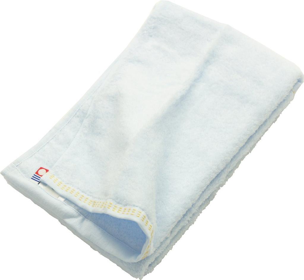 Kusubashi Mon Ori Imabari Presso Watahime Face Towel, Towel, Blue, 1-62008-31-B