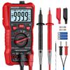 Proster Digitalmultimeter, 6000 Zählungen, AC/DC-Strom, AC/DC-Spannung, NCV, Echter Effektivwert, Widerstand, Diode, Durchgangsprüfung, Kapazität, Frequenz, Temperatur