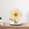 High-end Floral Tabletop Clock Cute Cartoon Mute Clock Modern Flower Display Clock  Bedroom