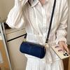 Women's 2026 Versatile Denim Cylinder Bag - Crossbody & Single-Shoulder