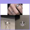 Moonstone Ring For Women Openback Dainty Copper Fashion Jewelry For Spring 2023