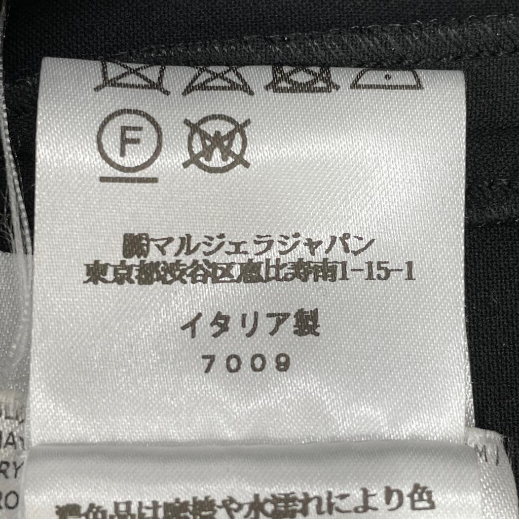 MM6 22 year old S62CT0214 Black wide neck mini dress dress 38 blackUsed