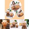 Adorable Peluche de Taza de Bubble Tea Boba Muñeco Relleno En Múltiples Tamaños Para Todas las Edades