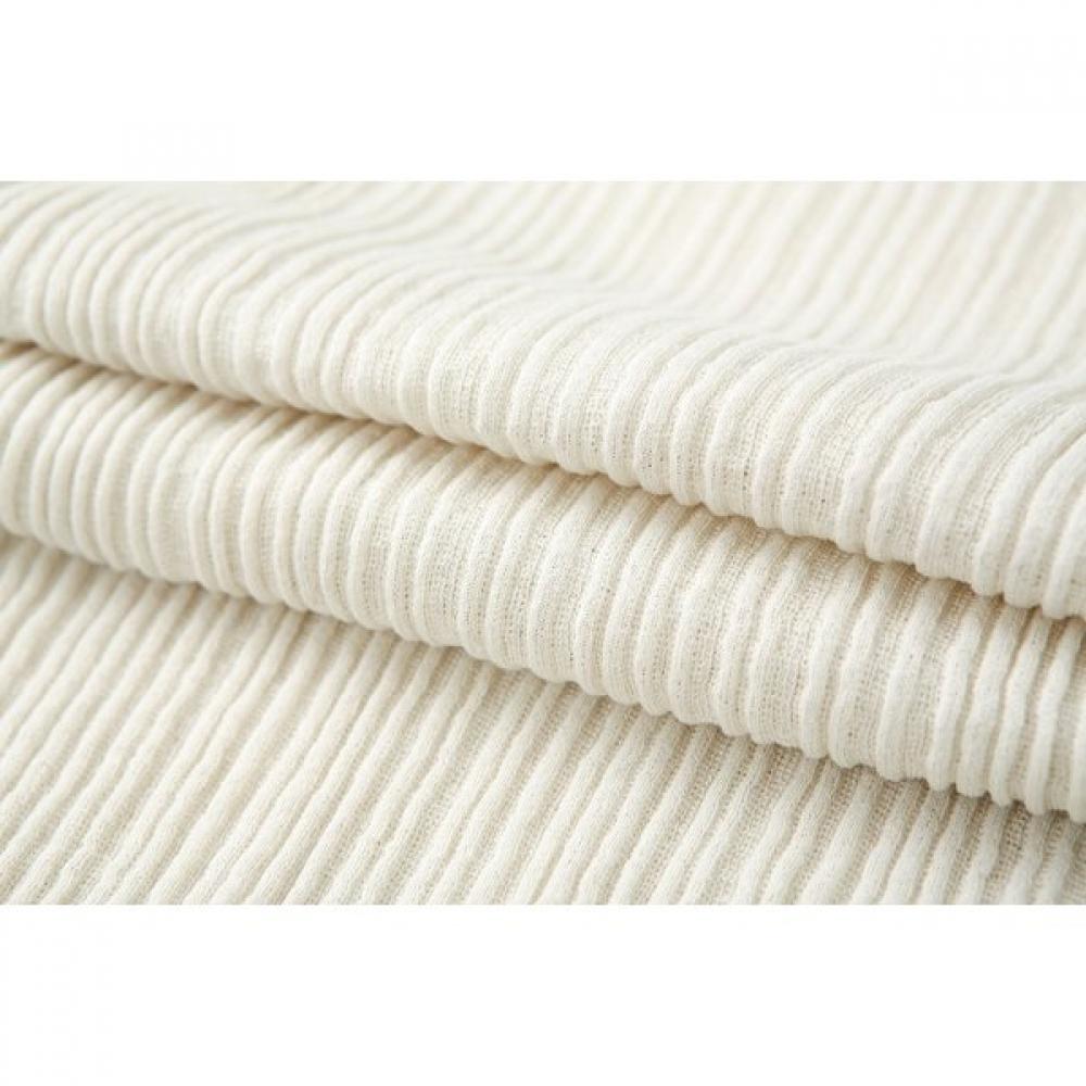 Furina Cotton Silk Techno Pleats Short Sleeve Knit