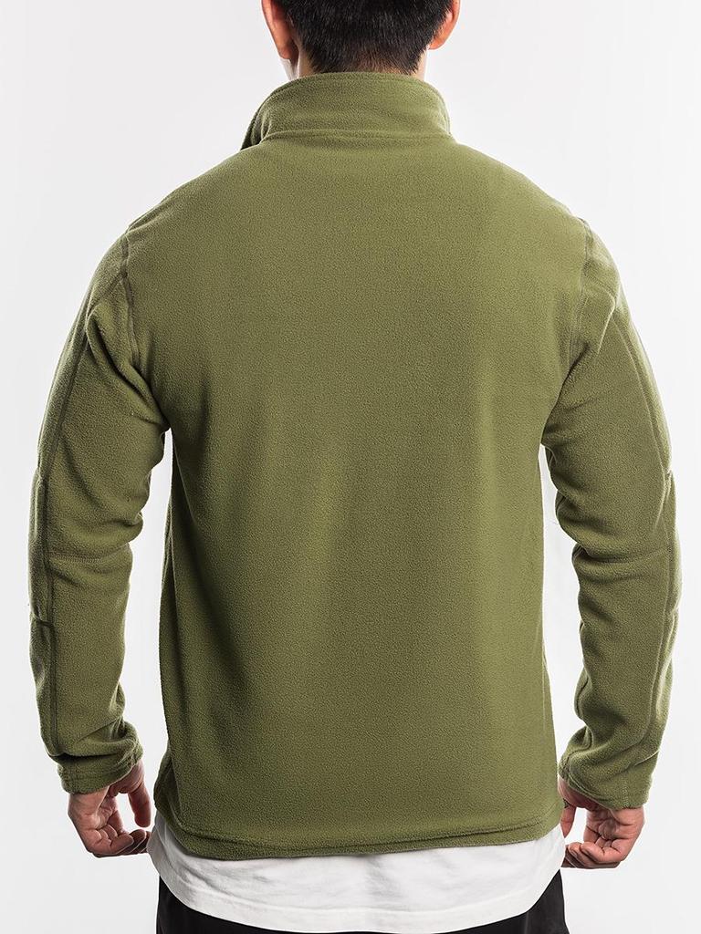 Men's Lambswool Fleece Jacket with Thickened Velvet Hoodie for Autumn and Winter.