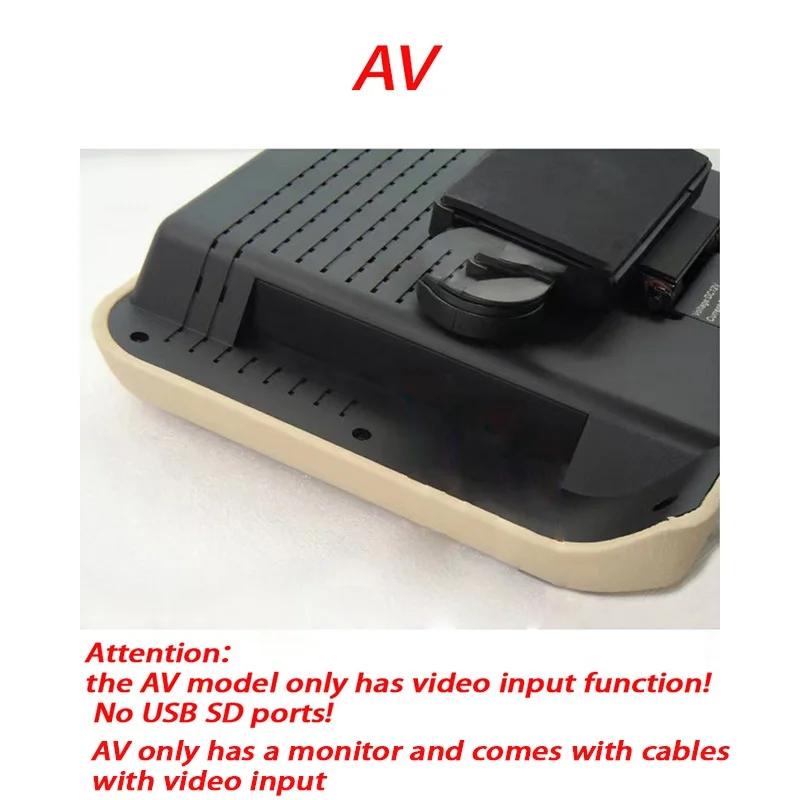 9 tommers bilsete rygg Nakkestøtte LCD-skjerm mp3/mp4 Multimediaspiller Gaming FM-sender Fjernkontroll DVD-spiller Monitor