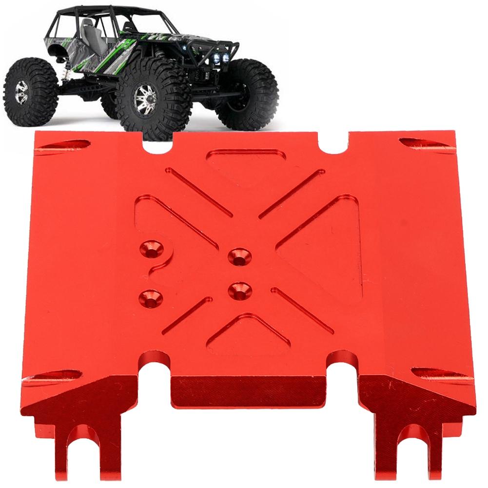 Center Gear Box Mount Skid Plate Accessory Fit for AXIAL WRAITH 90018 90048 1 10 RC CarRed