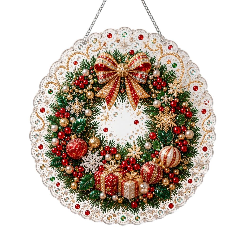 Kit Ornamento da Appendere per Natale - Set Fai da Te per Decorare l'Albero di Natale, Regalo Creativo