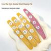Double-Sided Wear-Resistant Sandpaper Nail File - No Shedding, TPU Sponge Nail Art Tool