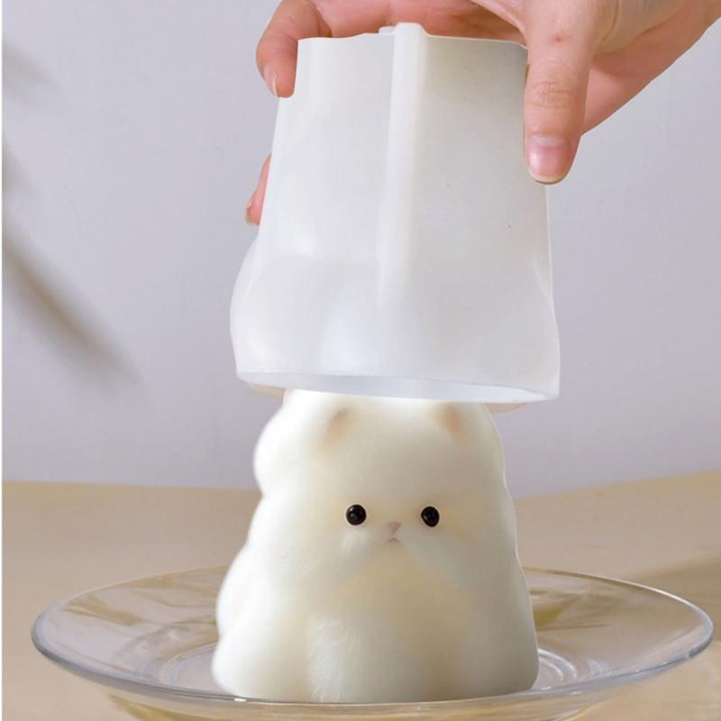 Cute Animal Puddings Silicone Molds Cute Fondants Molds Cake DIY Supplies Pastries Bakings Tool Soap Molds