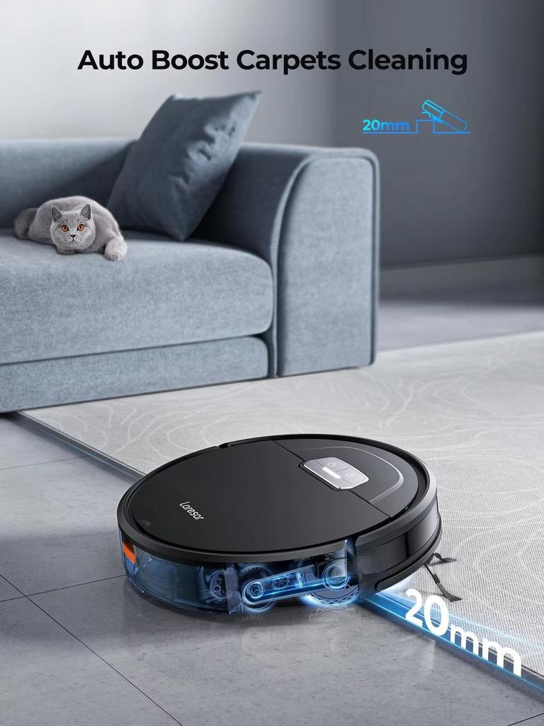Evol 3 Robot Vacuum 4500Pa Suction Sweeping Robots Multifunctional Intelligent Sweeping Robot with Auto Carpet Boost