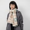 Imitation Cashmere Double-Sided Scarf Women'S Winter Versatile Dual-Purpose Shawl Thickened Warm Plaid Scarf