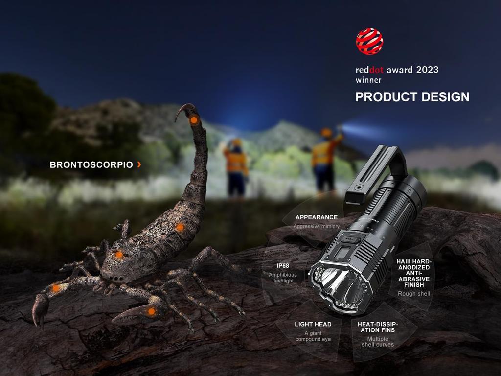 Fenix LR60R 1087m Fascicul Lumini Rapide Spot Inundație Mâner Profesional cu Proiector de Căutare de Mare Putere, 21.000 Lumeni, Distanță, Încărcare USB-C, & [Pentru Utilizare,