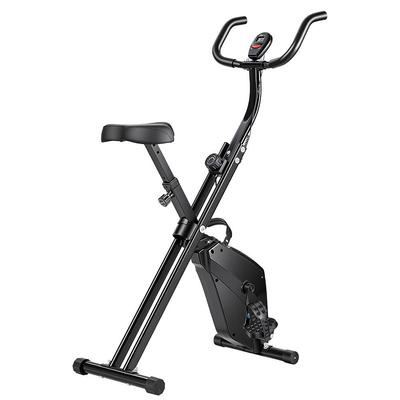 iScooter Vélo d'appartement pliable YZJ-508 avec 16 niveaux de résistance réglables, écran LCD intelligent et capacité de poids maximale de 120 kg, parfait pour l'entraînement à domicile