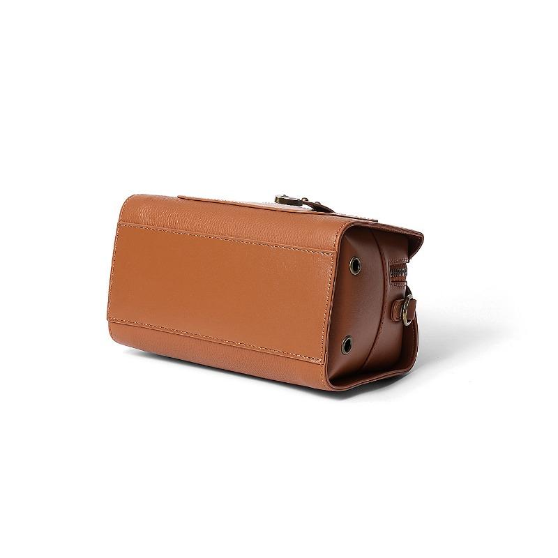 Genuine Leather Women's Bag High-end Feel Ladies' Single-shoulder Bag Hand-held Crossbody Bag Commuter Bag