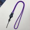 Durable Multi-functional Woven Mobile Phone Lanyard with Detachable Finger Ring and Badge Holder