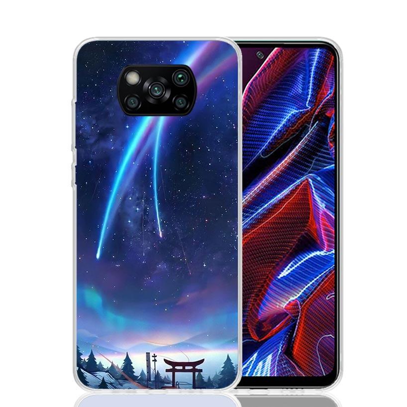 Anime Ästhetische Landschaft Handyhülle Für Xiaomi Poco X7 X6 X5 Pro F7 Ultra Redmi 15C 15 13 13C 12 12C 10 10A 10C 9 9A 9C 9T Hülle